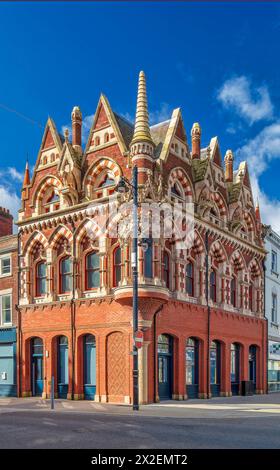 Vista esterna diurna delle sale da tè Elephant dopo la ristrutturazione a Sunderland, Tyne & Wear, Inghilterra, Regno Unito Foto Stock