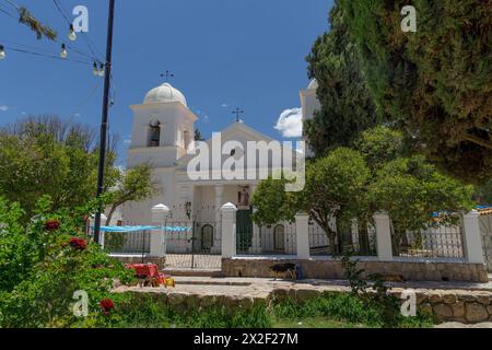 Chiesa di nostra Signora della Candelaria a Humahuaca, Jujuy, Argentina. Foto Stock