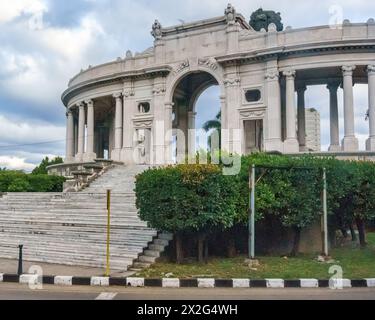 monumento di dettaglio architettonico a jose miguel gomez Foto Stock