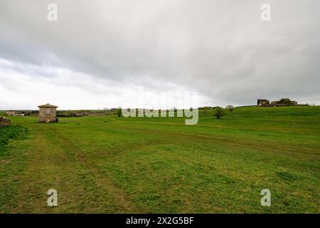 Il vecchio ippodromo di Richmond, North Yorkshire Foto Stock