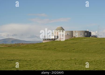 The Round House Café, Biggar Bank, Walney Island, Barrow-in-Furness, Cumbria, REGNO UNITO Foto Stock