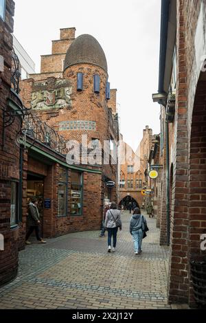 Boettcherstrasse, città vecchia, città anseatica di Brema, Germania Foto Stock