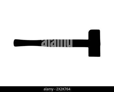 Strumento fabbro sagoma grafica vettoriale Illustrazione Vettoriale