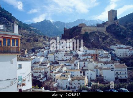 Panoramica. Cazorla, provincia di Jaen, Andalusia, Spagna. Foto Stock