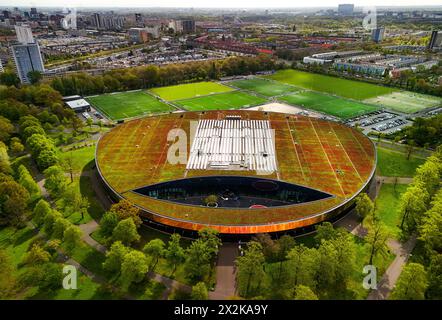 L'AIA - il Campus sportivo nel Zuiderpark dell'Aia, con diversi campi sportivi accanto. Foto: ANP / Hollandse Hoogte / John van der Tol netherlands Out - belgium Out Foto Stock