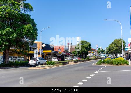 Centro città, Princes Highway, Ulladulla, New South Wales, Australia Foto Stock