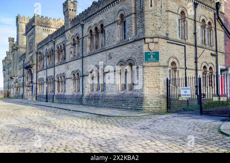 Castle Barracks and Armoury, Bury, Lancashire, Inghilterra, Regno Unito Foto Stock