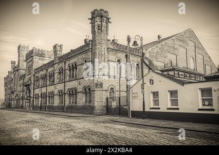 Castle Barracks and Armoury, Bury, Lancashire, Inghilterra, Regno Unito Foto Stock