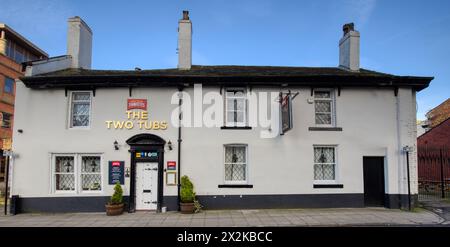 The Two Tubs Public House, Bury, Lancashire, Inghilterra, Regno Unito Foto Stock