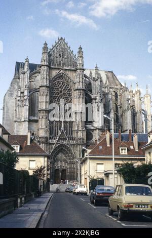 Cattedrale di Beauvais, Francia 1977 Foto Stock