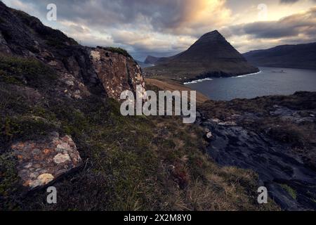 Geografia / viaggi, Faroes, Kalsoy, Faroes, ULTERIORI-DIRITTI-CLEARANCE-INFO-NON-DISPONIBILI Foto Stock