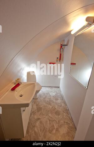 HOTEL JUMBO STAY IN UN BOEING 747 SMANTELLATO A STOCCOLMA Foto Stock