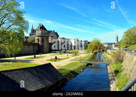 Remparts de Vannes Foto Stock