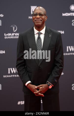 Madrid, Spagna. 22 aprile 2024. Lilian Monteiro partecipa al Red carpet dei Laureus World Sports Awards 2024. Data foto: Lunedì 22 aprile 2024. Crediti: Isabel Infantes/Empics/Alamy Live News Foto Stock