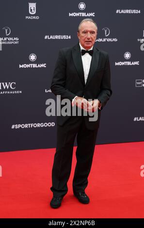 Madrid, Spagna. 22 aprile 2024. Membro della Laureus academy, ex rugbista argentino Hugo porta che partecipa al Red carpet ai Laureus World Sports Awards 2024. Data foto: Lunedì 22 aprile 2024. Crediti: Isabel Infantes/Empics/Alamy Live News Foto Stock