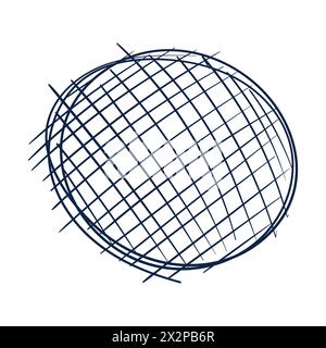 Scribble casuale. Vettore di disegno casuale degli script. Scarabocchiare Doodle Vector. Illustrazione Vettoriale