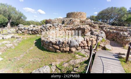 Sito archeologico di Nuraghe la Prisgiona - arzachena - Nord Sardegna Foto Stock