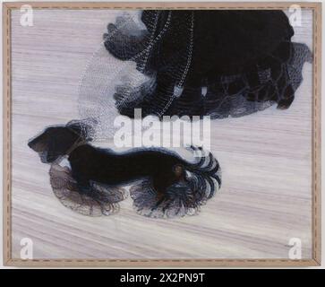 Giacomo balla, 1912, Dinamismo di un cane al Guinzaglio, Albright-Knox Art Gallery Foto Stock