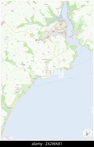 Stoke Fleming, Devon, GB, Regno Unito, Inghilterra, N 50 19' 30'', S 3 35' 55'', MAP, Cartascapes Map pubblicata nel 2024. Esplora Cartascapes, una mappa che rivela i diversi paesaggi, culture ed ecosistemi della Terra. Viaggia attraverso il tempo e lo spazio, scoprendo l'interconnessione del passato, del presente e del futuro del nostro pianeta. Foto Stock