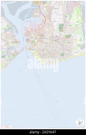 Southsea Castle, Portsmouth, GB, Regno Unito, Inghilterra, N 50 46' 41'', S 1 5' 19'', MAP, Cartascapes Map pubblicata nel 2024. Esplora Cartascapes, una mappa che rivela i diversi paesaggi, culture ed ecosistemi della Terra. Viaggia attraverso il tempo e lo spazio, scoprendo l'interconnessione del passato, del presente e del futuro del nostro pianeta. Foto Stock