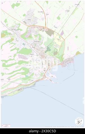 Dover Priory Railway Station, Kent, GB, Regno Unito, Inghilterra, N 51 7' 32''', N 1 18' 18''', MAP, Cartascapes Map pubblicata nel 2024. Esplora Cartascapes, una mappa che rivela i diversi paesaggi, culture ed ecosistemi della Terra. Viaggia attraverso il tempo e lo spazio, scoprendo l'interconnessione del passato, del presente e del futuro del nostro pianeta. Foto Stock