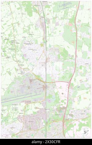 Horley Railway Station, Surrey, GB, Regno Unito, Inghilterra, N 51 10' 6''', S 0 9' 39''', MAP, Cartascapes Map pubblicata nel 2024. Esplora Cartascapes, una mappa che rivela i diversi paesaggi, culture ed ecosistemi della Terra. Viaggia attraverso il tempo e lo spazio, scoprendo l'interconnessione del passato, del presente e del futuro del nostro pianeta. Foto Stock