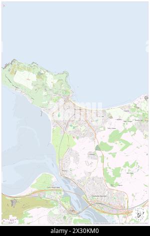 Llandudno Railway Station, Conwy, GB, Regno Unito, Galles, N 53 19' 15''', S 3 49' 37'', MAP, Cartascapes Map pubblicata nel 2024. Esplora Cartascapes, una mappa che rivela i diversi paesaggi, culture ed ecosistemi della Terra. Viaggia attraverso il tempo e lo spazio, scoprendo l'interconnessione del passato, del presente e del futuro del nostro pianeta. Foto Stock