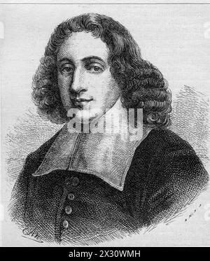 Spinoza, Baruch de, 24.11.1632 - 21.2,1677, filosofo olandese, ADDITIONAL-RIGHTS-CLEARANCE-INFO-NOT-AVAILABLE Foto Stock