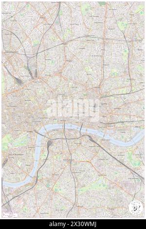 St Botolph's Aldersgate, Greater London, GB, Regno Unito, Inghilterra, N 51 31' 1'', S 0 5' 49''', MAP, Cartascapes Map pubblicata nel 2024. Esplora Cartascapes, una mappa che rivela i diversi paesaggi, culture ed ecosistemi della Terra. Viaggia attraverso il tempo e lo spazio, scoprendo l'interconnessione del passato, del presente e del futuro del nostro pianeta. Foto Stock