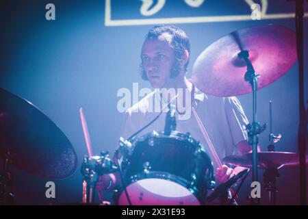 Tilburg, Paesi Bassi. 20 aprile 2024. La band post black metal americana Agriculture esegue un concerto dal vivo durante il festival musicale olandese Roadburn Festival 2024 a Tilburg. (Foto: Gonzales Photo - Peter Troest). Foto Stock