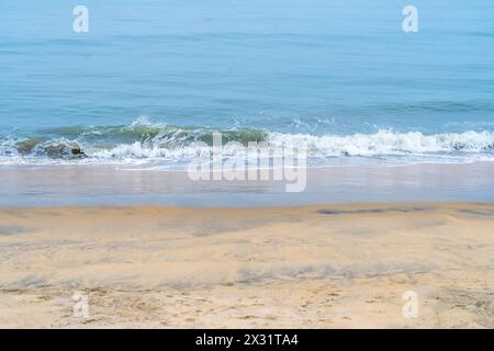 Splendido paesaggio marino a Chavakkad Beach, Kerala, India. Foto Stock