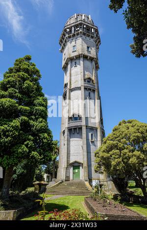 Hawera Water Tower, Hawera, regione di Taranaki, Isola del Nord, nuova Zelanda Foto Stock