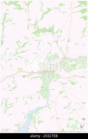 Carmarthen, Carmarthenshire, GB, Regno Unito, Galles, N 51 51' 21''', S 4 19' 53''', MAP, Cartascapes Map pubblicata nel 2024. Esplora Cartascapes, una mappa che rivela i diversi paesaggi, culture ed ecosistemi della Terra. Viaggia attraverso il tempo e lo spazio, scoprendo l'interconnessione del passato, del presente e del futuro del nostro pianeta. Foto Stock