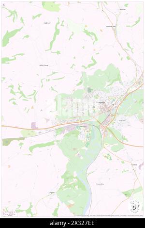 Carmarthen, Carmarthenshire, GB, Regno Unito, Galles, N 51 51' 21''', S 4 19' 53''', MAP, Cartascapes Map pubblicata nel 2024. Esplora Cartascapes, una mappa che rivela i diversi paesaggi, culture ed ecosistemi della Terra. Viaggia attraverso il tempo e lo spazio, scoprendo l'interconnessione del passato, del presente e del futuro del nostro pianeta. Foto Stock