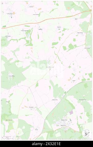 Charlton Horethorne, Somerset, GB, Regno Unito, Inghilterra, N 51 0' 18''', S 2 28' 58'', MAP, Cartascapes Map pubblicata nel 2024. Esplora Cartascapes, una mappa che rivela i diversi paesaggi, culture ed ecosistemi della Terra. Viaggia attraverso il tempo e lo spazio, scoprendo l'interconnessione del passato, del presente e del futuro del nostro pianeta. Foto Stock