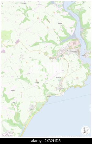 Stoke Fleming, Devon, GB, Regno Unito, Inghilterra, N 50 20' 19'', S 3 36' 54'', MAP, Cartascapes Map pubblicata nel 2024. Esplora Cartascapes, una mappa che rivela i diversi paesaggi, culture ed ecosistemi della Terra. Viaggia attraverso il tempo e lo spazio, scoprendo l'interconnessione del passato, del presente e del futuro del nostro pianeta. Foto Stock