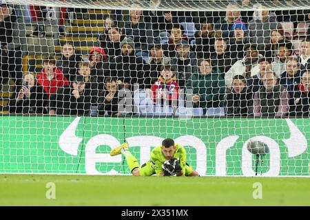 Selhurst Park, Selhurst, Londra, Regno Unito. 24 aprile 2024. Premier League Football, Crystal Palace contro Newcastle United; credito: Action Plus Sports/Alamy Live News Foto Stock