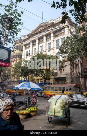 Indien, Westbengalen, Kolkata, um die Netayi Subat Road, Strassenszene Foto Stock