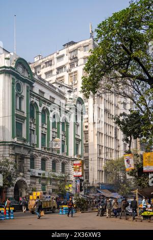 Indien, Westbengalen, Kolkata, Netayi Subat Road, Strassenszene Foto Stock