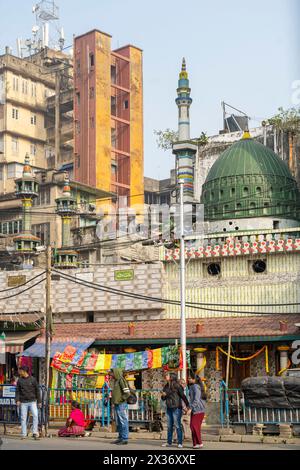 Indien, Westbengalen, Kolkata, Netayi Subat Road, Strassenszene Foto Stock