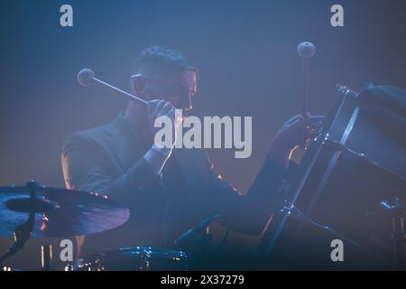 Tilburg, Paesi Bassi. 20 aprile 2024. La band folk irlandese Lankum esegue un concerto dal vivo durante il festival metal olandese Roadburn Festival 2024 a Tilburg. (Foto: Gonzales Photo - Peter Troest). Foto Stock