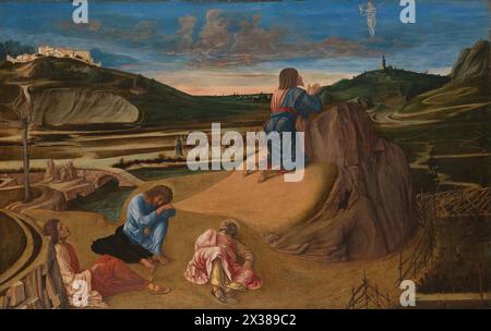 Giovanni Bellini, l'agonia nel giardino, 1465 ca Foto Stock