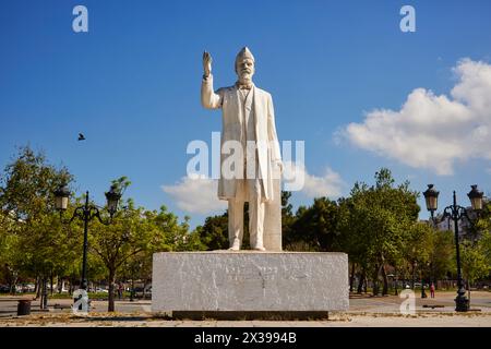 Salonicco, regione greca della Macedonia nel nord della Grecia, monumento a Eleftherios Venizelos Foto Stock