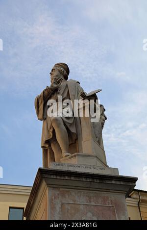 Monumento del Parmigianino a Parma Foto Stock