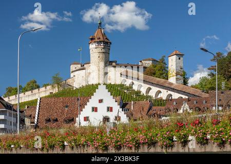 Fortezza di Munot, Sciaffusa, Svizzera, Sciaffusa, Cantone di Sciaffusa, Svizzera Foto Stock