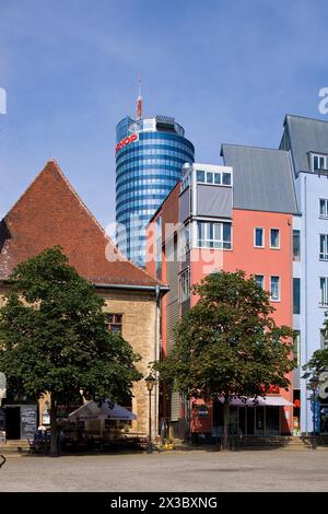 Jena è una città universitaria e città indipendente della Turingia nella regione metropolitana della Germania centrale. Dopo la capitale dello stato Erfurt, è il Foto Stock