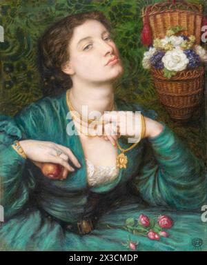 Dante Gabriel Rossetti, Monna Pomona, pittura ad acquerello, 1864 Foto Stock