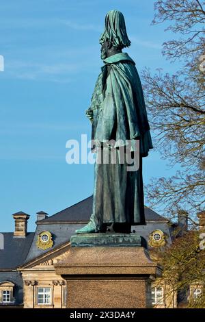 Statua in bronzo dell'imperatore Guglielmo, Germania, Assia, Bad Arolsen Foto Stock