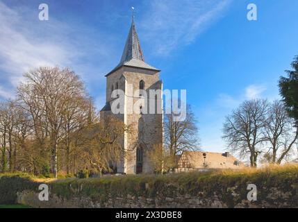 Chiesa Collegiata di San Pietro e San Paolo a Obermarsberg, Germania, Renania settentrionale-Vestfalia, Sauerland, Marsberg Foto Stock