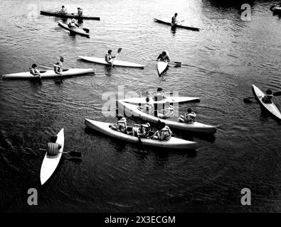 Ross on Wye, Hereford & Worcester - 20 agosto 1981 Foto Stock